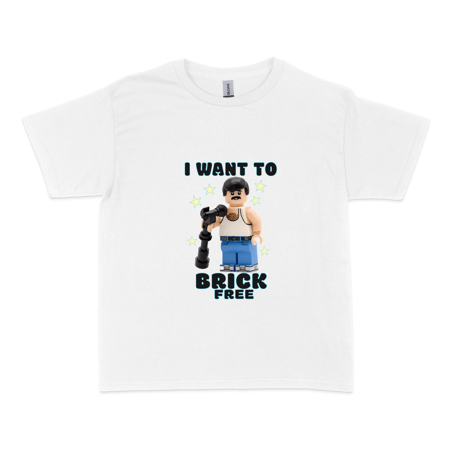 I want to brick free | Унікальний принт