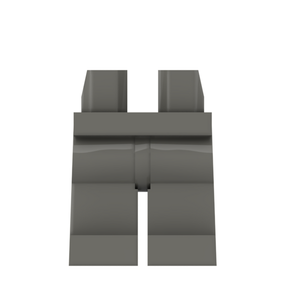 Мини-ноги (Тёмно-серый) — оригинальная деталь LEGO®