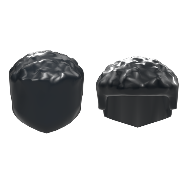 Волосся коротке кучеряве, прямі боки