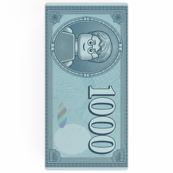 Плитка з принтом «Гривня 1000»