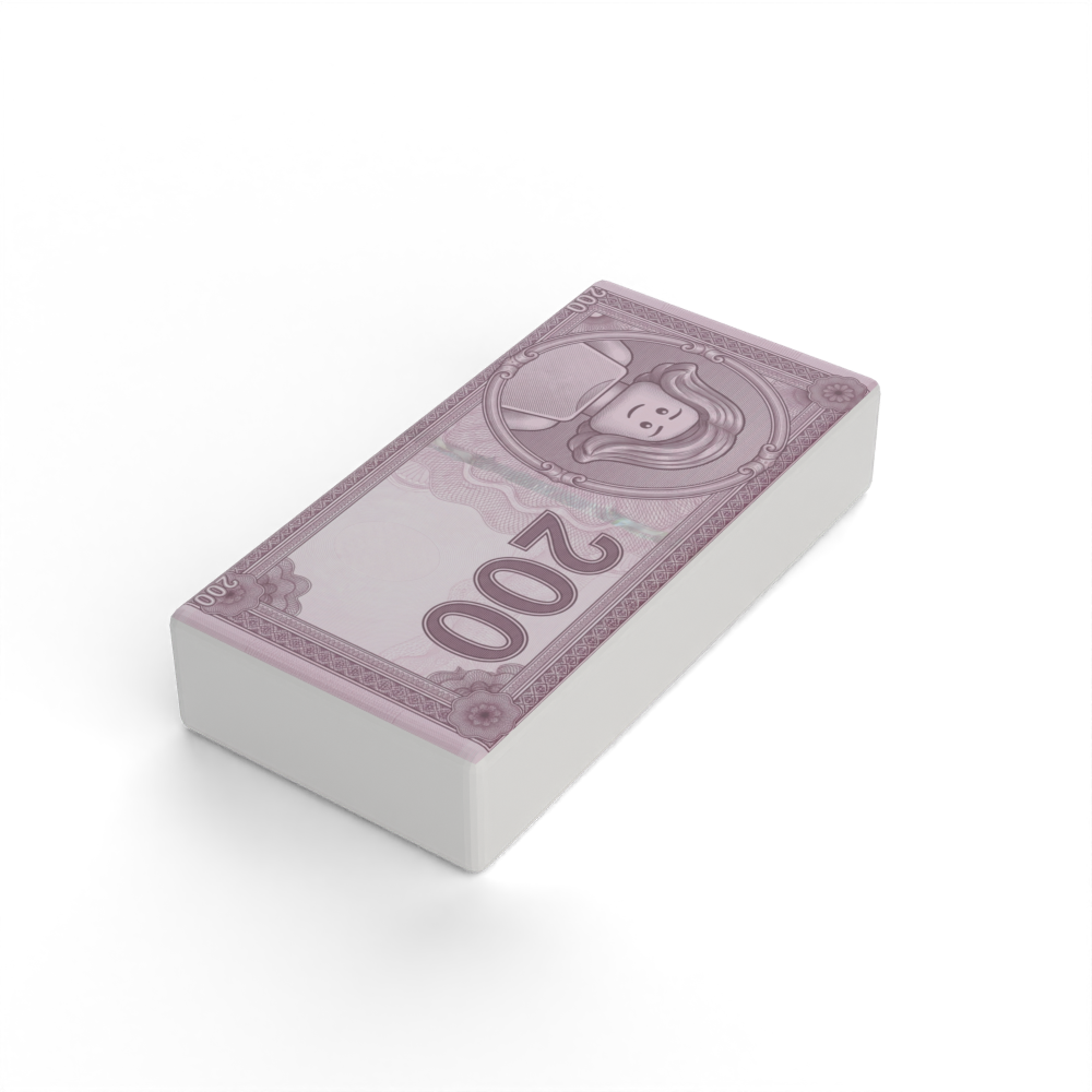 Плитка з принтом «Гривня 200»