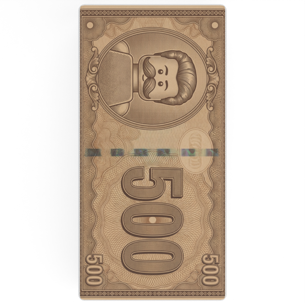 Плитка з принтом «Гривня 500»
