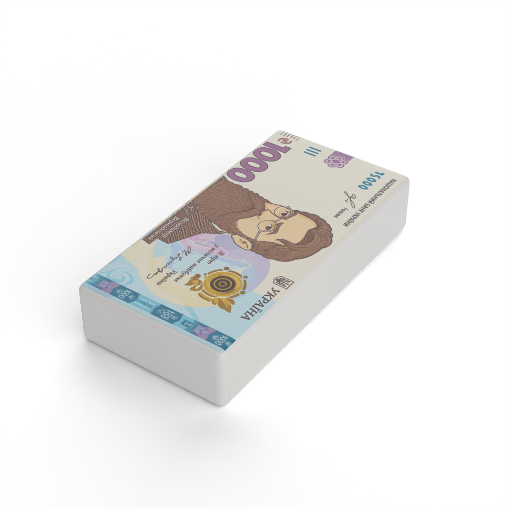 Плитка з принтом «Купюра 1000 грн»