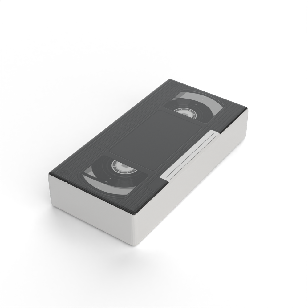 Плитка з принтом «Відеокасета VHS»