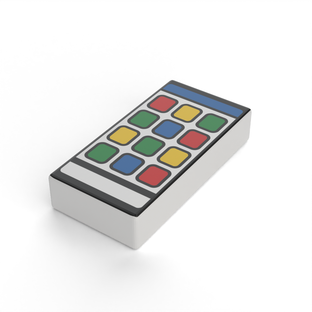 Плитка 1×2 з принтом смартфона