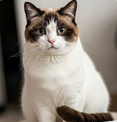 Фото кота, по которому расписываем фигурку