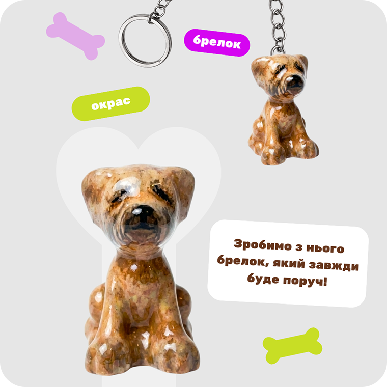 Брелок с питомцем