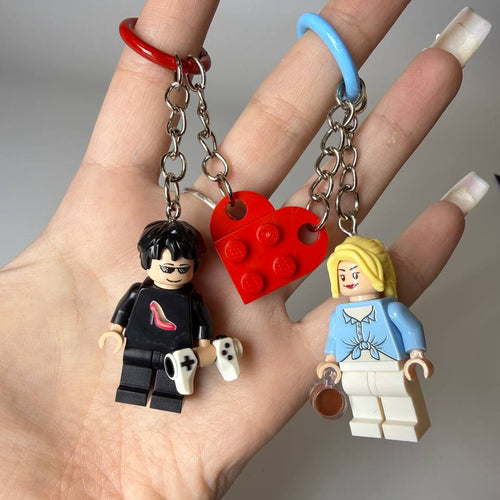 Брелок з пластику у формі "Сердечко"