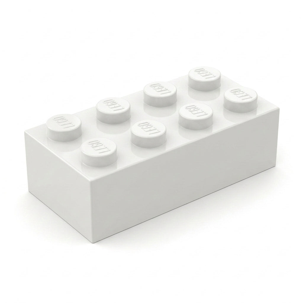 Цегла 2 x 4 (Біла)