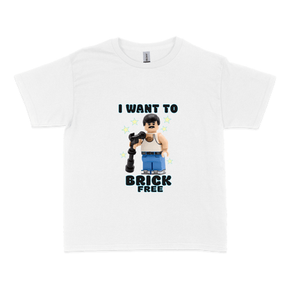 Футболка "I want to BRICK Free